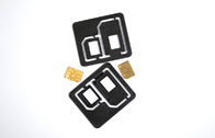 البلاستيك 2 في 1 نانو SIM المزدوجة محولات بطاقة، البلاستيك ABS 3.9 خ 3.4CM