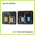 3FF - 2FF الهاتف الخليوي SIM محول بطاقة، عادي البلاستيك الأسود ABS