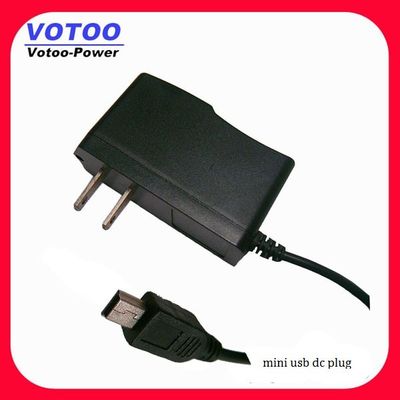 10W 5V 2A محول الطاقة جدار جبل مع ميني / مايكرو العاصمة التوصيل، الدوائر التلفزيونية المغلقة التيار الكهربائي