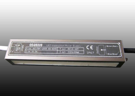 ip65 دس 30 فولت 330ma الطوارئ المستمر الحالي ليد امدادات الطاقة 30 واط / 40 واط