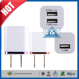 ثنائي المنفذ 3.1 a محول طاقة Ac Usb فون منزل نغمة 2 6 الجدار شاحن