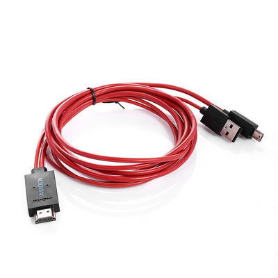 6.5 أقدام MHL 11 دبوس مايكرو USB لمحول كابل HDMI 1080P HDTV لسامسونج