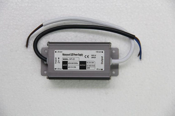 IP68 650MA 21W ثابت الحالية بقيادة التيار الكهربائي 20V - 36V العاصمة، التبديل إمدادات الطاقة