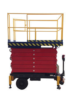 manlift المحمول هيكل مقص AC DC امدادات الطاقة للرسم، وتنظيف