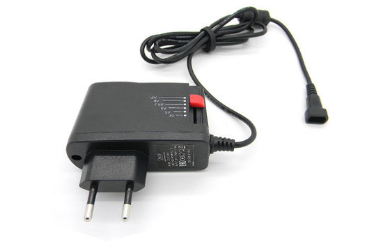 6 نصائح العاصمة 2500MA العالمي قابل للتعديل الجهد 3-12V AC DC محول الطاقة