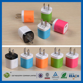 USB الصفحة الرئيسية السفر 1.0 أمبير محول الطاقة الجدار شاحن التوصيل للحصول على اي فون 6/6 زائد 5S سامسونج