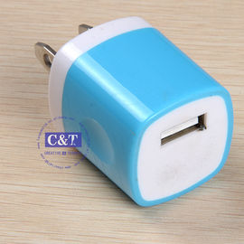 USB الصفحة الرئيسية السفر 1.0 أمبير محول الطاقة الجدار شاحن التوصيل للحصول على اي فون 6/6 زائد 5S سامسونج
