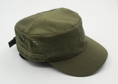 Fashion 100 % Cotton Military Army Green Cap Adjutable With Metal Buckle