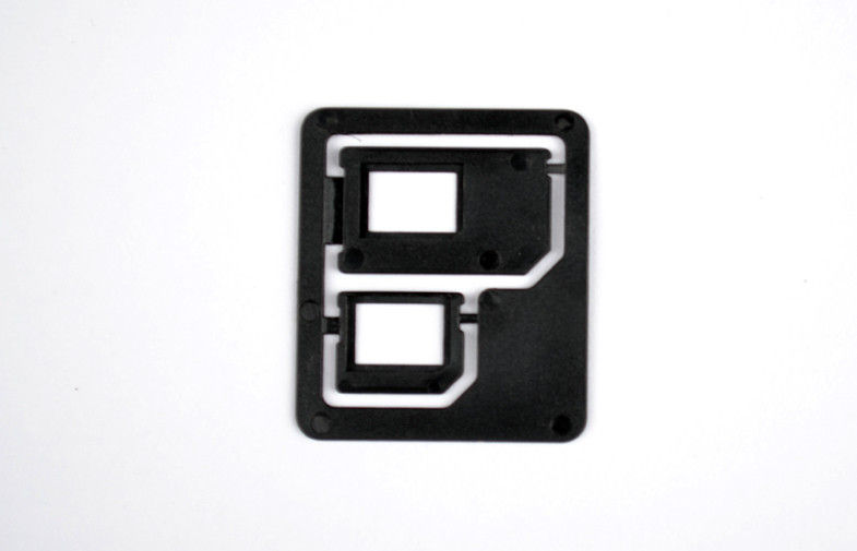 مايكرو البلاستيك الهاتف ABS خلية بطاقة SIM محول، كومبو نانو SIM محول
